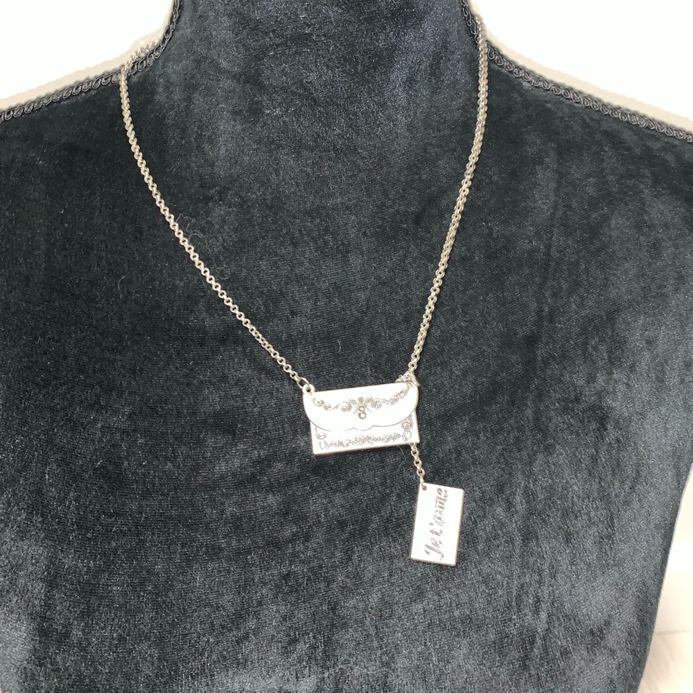 14 inch adjustable “Je t’aime” love letter chain - Picture 4 of 4